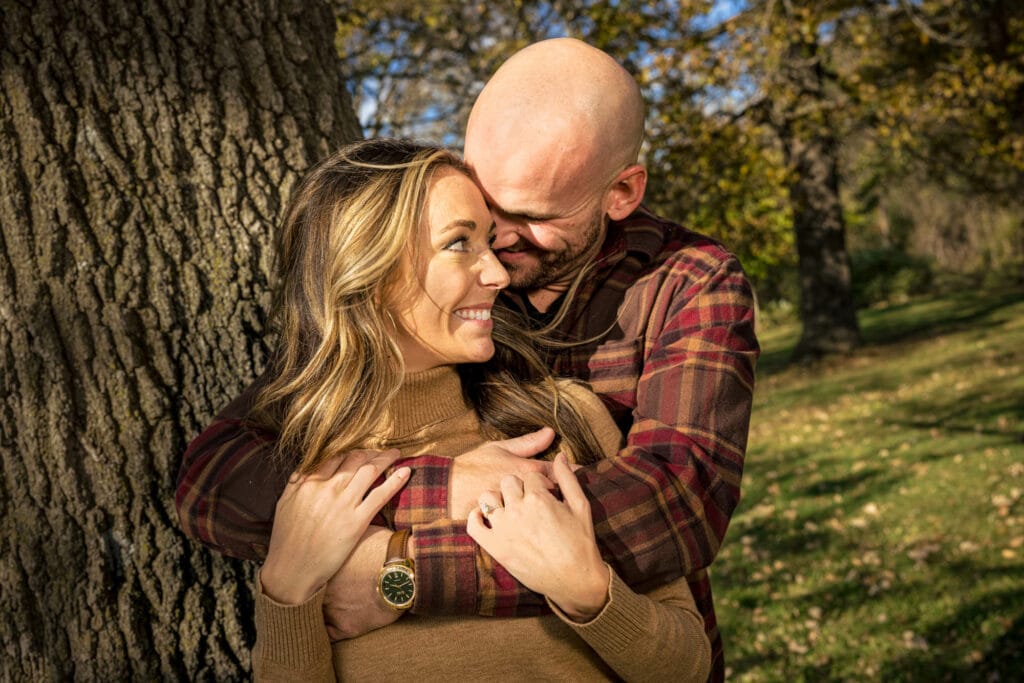 Engagement shoot at Perrot State Park by La Crosse Photographer Jeff Wiswell | J.L. Wiswell Photography